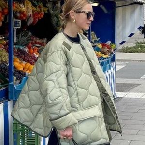 The Frankie Shop Teddy Quilted Jacket